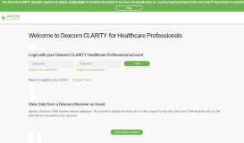 
							         Dexcom CLARITY Clinic Portal								  
							    