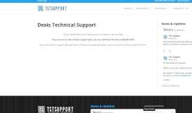 
							         Dexis Technical Support - TSTSupport - Dental Computer Support								  
							    