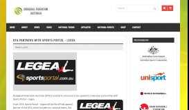 
							         DFA Partners With Sports Portal – Legea – Dodgeball Federation ...								  
							    