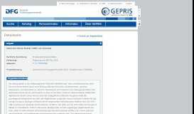
							         DFG - GEPRIS - Heinrich-Heine-Portal (HHP) im Internet								  
							    