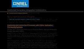 
							         DGIC Interconnection Insights | NREL								  
							    