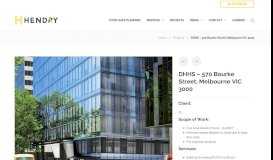 
							         DHHS – 570 Bourke Street, Melbourne VIC 3000 | Hendry								  
							    