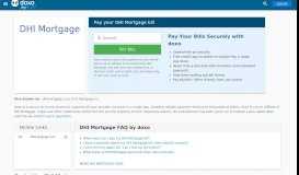 
							         DHI Mortgage: Login, Bill Pay, Customer Service and Care Sign-In								  
							    