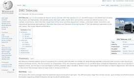 
							         DHI Telecom - Wikipedia								  
							    