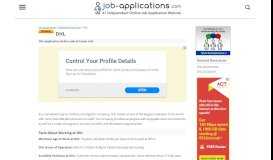 
							         DHL Application, Jobs & Careers Online - Job-Applications.com								  
							    