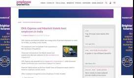 
							         DHL Express launches online benefits portal - Employee Benefits								  
							    