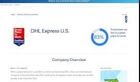 
							         DHL Express U.S. - Great Place To Work United States								  
							    