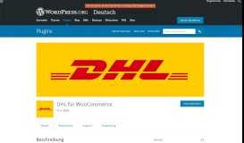 
							         DHL für WooCommerce – WordPress-Plugin | WordPress.org								  
							    