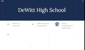 
							         DHS - DeWitt Public Schools								  
							    