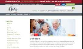 
							         Diabeat-it | CHAS Health								  
							    
