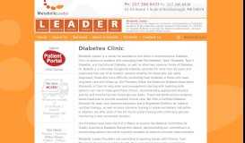 
							         Diabetes Clinic - Metabolic Leader								  
							    