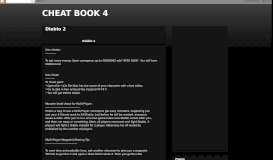 
							         Diablo 2 - CHEAT BOOK 4								  
							    