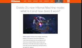 
							         Diablo 3's new Infernal Machine mode: what is it and how does it work ...								  
							    