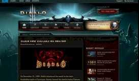 
							         Diablo Now Available on GOG.COM - Diablo III								  
							    