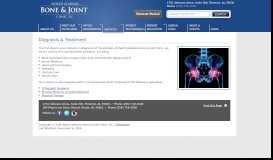 
							         Diagnosis & Treatment | North Alabama Bone & Joint Clinic, P.C.								  
							    