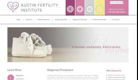 
							         Diagnosis/Treatment | Austin Fertility Institute								  
							    
