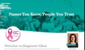 
							         Diagnostic Clinic of Longview (Homepage) - Diagnostic Clinic of ...								  
							    