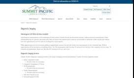 
							         Diagnostic Imaging – Summit Pacific Medical Center								  
							    