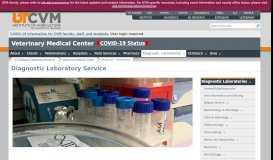 
							         Diagnostic Laboratory Service - UTCVM								  
							    