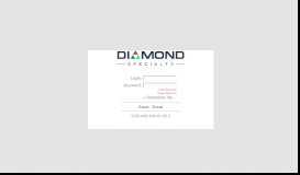 
							         Diamond Specialty Agency Web Portal								  
							    