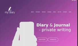 
							         DIARY and JOURNAL — Private writing with FREE APP!								  
							    