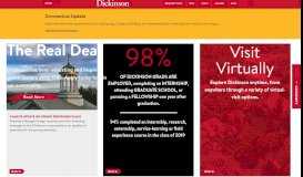 
							         Dickinson College Homepage								  
							    