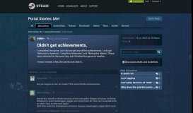 
							         Didn't get achievements. :: Portal Stories: Mel General Discussions								  
							    