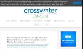 
							         Die besten Jobbörsen 2018 | Crosswater Job Guide								  
							    