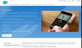 
							         Die Erfolgsgeschichte von American Express - Salesforce Deutschland								  
							    
