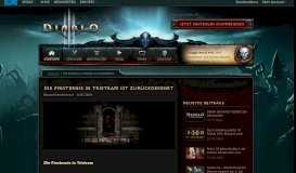 
							         Die Finsternis in Tristram ist zurückgekehrt - Diablo III - Diablo 3								  
							    