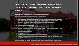 
							         Die NEUE Tank Roth/IQ Card-Kombi-Tankkarte ... - Tank Roth GmbH								  
							    