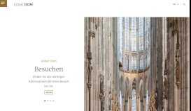 
							         Die Portalzone der Westfassade - Kölner Dom								  
							    