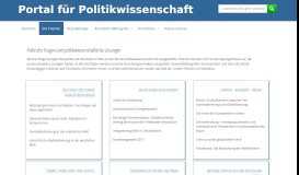 
							         Die Themen - Portal für Politikwissenschaft								  
							    