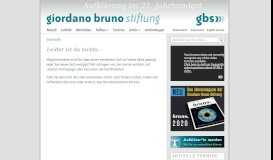 
							         Die Website zum Darwin-Jahr: gbs startet das Portal darwin-jahr.de ...								  
							    
