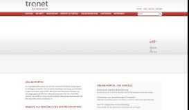 
							         Die Webwerker - Web-Portal - tronet								  
							    