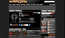 
							         Diego Portal MMA Stats, Pictures, News, Videos, Biography - Sherdog ...								  
							    