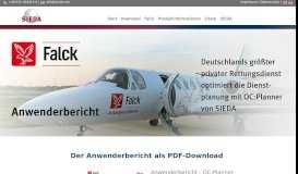 
							         Dienstplan Software OC:Planner bei Falck - SIEDA GmbH								  
							    