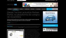 
							         Diesel Technic actualiza Partner Portal, su plataforma de compra de ...								  
							    