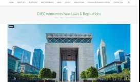 
							         DIFC Announces New Laws & Regulations - BSA Ahmad Bin Hezeem ...								  
							    