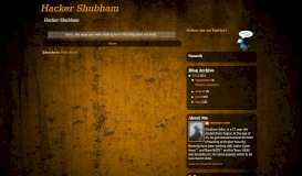 
							         Diffrent Account Logins With Password ... - Hacker Shubham								  
							    