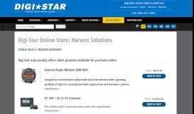 
							         Digi-Star Online Store: Harvest Tracker								  
							    