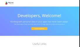 
							         Digi.me Developer Portal - Developers Welcome								  
							    