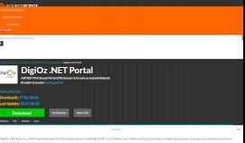
							         DigiOz .NET Portal download | SourceForge.net								  
							    
