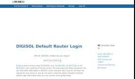 
							         DIGISOL routers - Login IPs and default ... - 192.168.1.1								  
							    