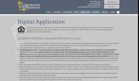 
							         Digital Application - Belhaven Residential								  
							    
