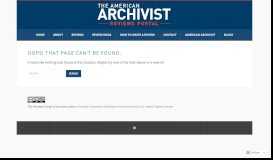 
							         Digital Archives and Projects – The American Archivist Reviews Portal								  
							    