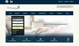 
							         Digital Banking Agreement First Federal Bank								  
							    