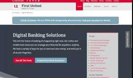 
							         Digital Banking - First United Bank & Trust								  
							    