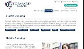 
							         Digital Banking | Mobile & Online Banking | Forward Pay ...								  
							    