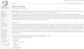 
							         Digital casting - Wikipedia								  
							    